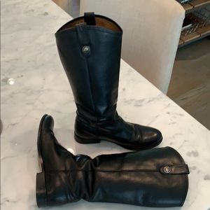Frye women’s black Melissa Riding Boots